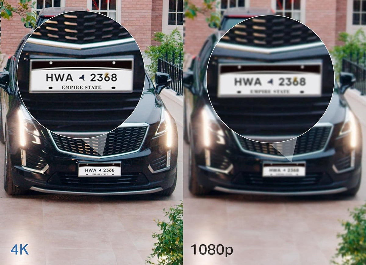 Cámaras de vigilancia 1080p frente a 4K: ¿se nota realmente la diferencia?