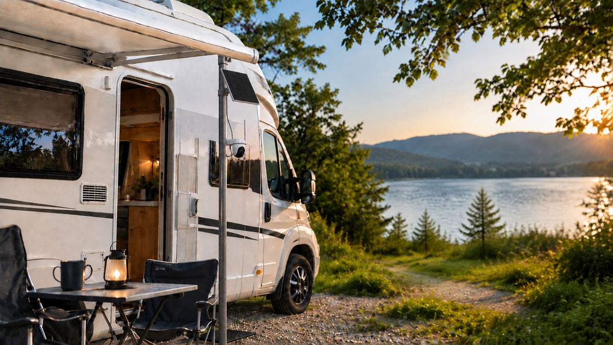 Cámara de seguridad para autocaravana y camper: alimentación, conexión y montaje