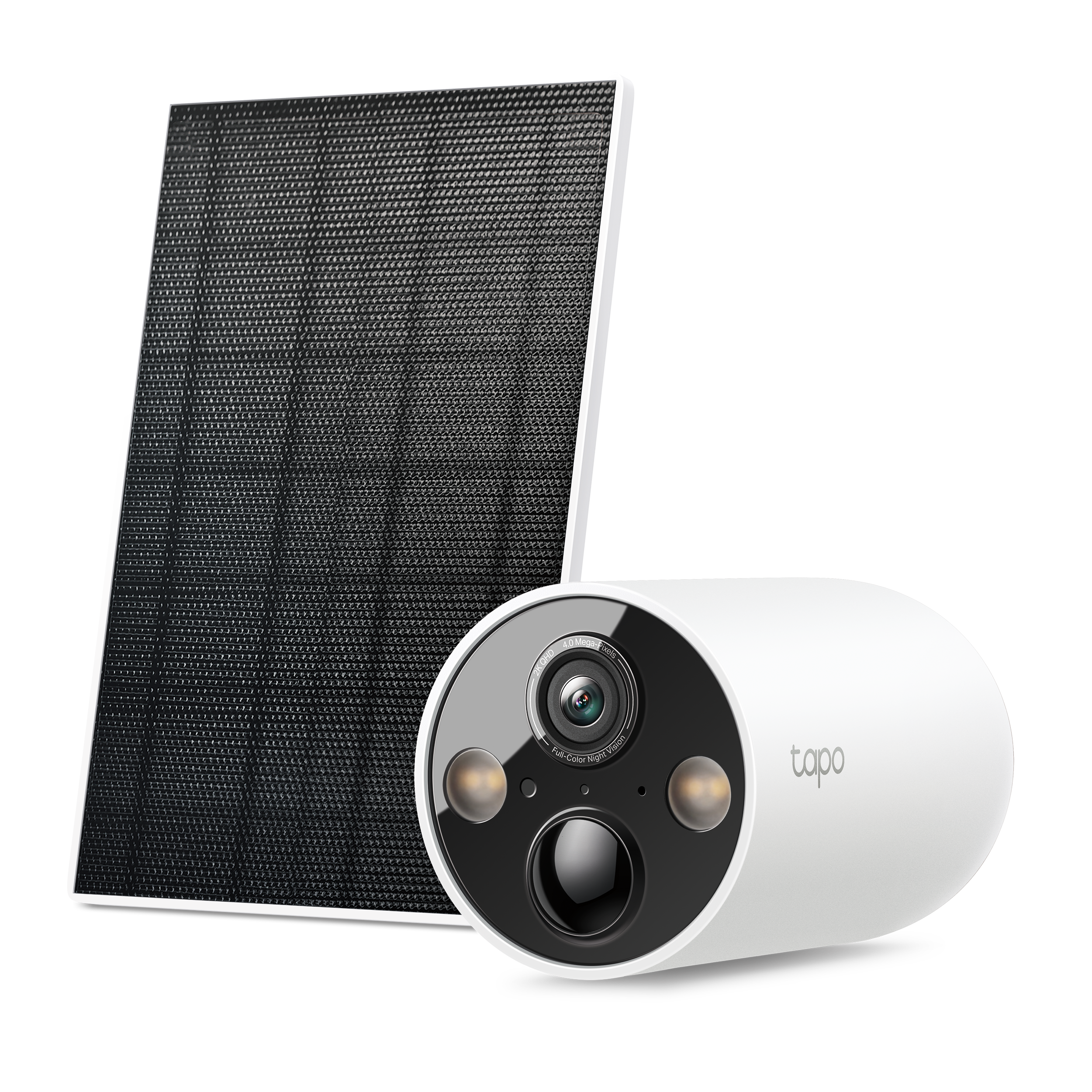 Tapo C425 Kit - Cámara de Vigilancia Wi-Fi con Batería y Panel Solar, Detección Inteligente, 2K QHD