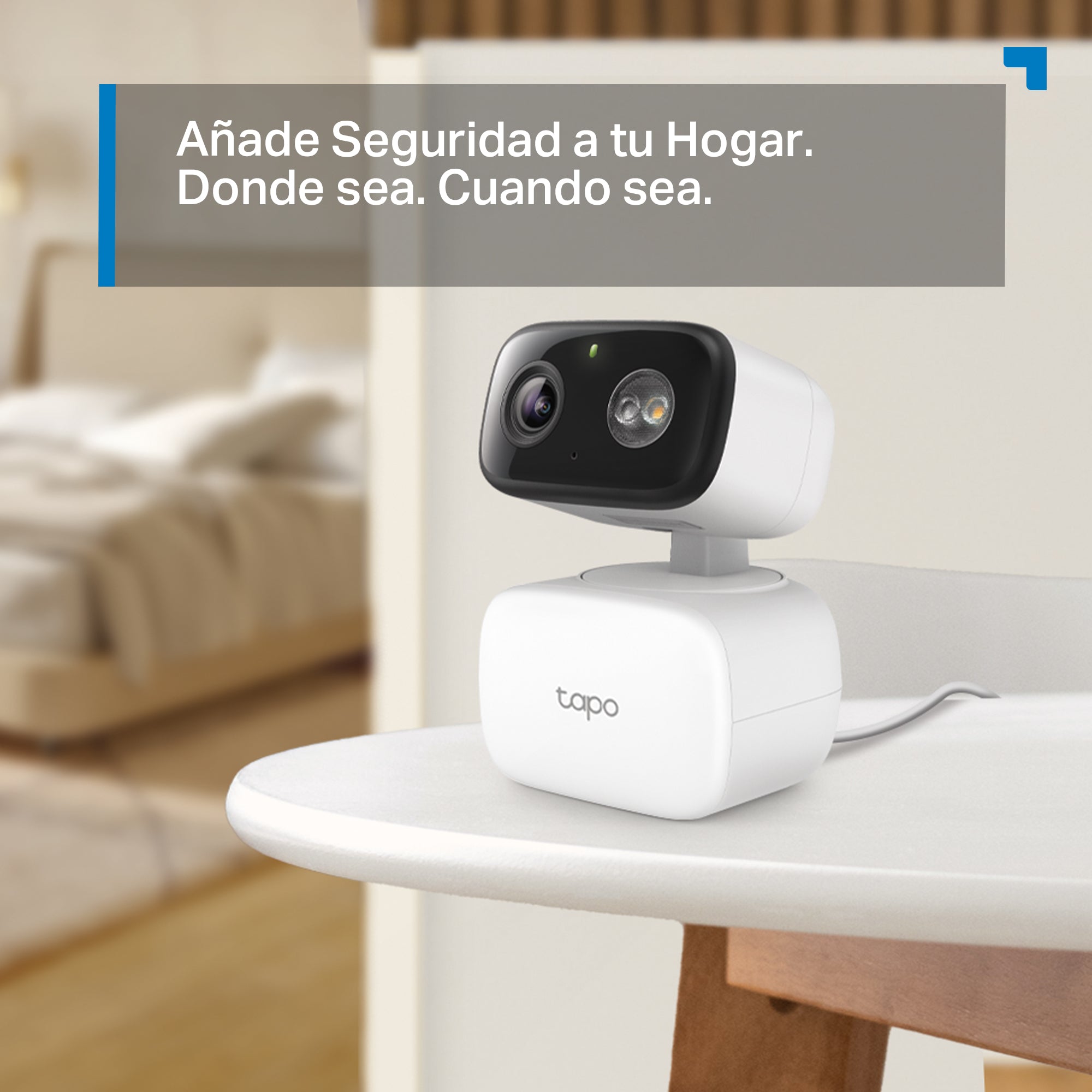Tapo C206 - Cámara Wi-Fi de Seguridad para Interior / Exterior, 1080p, Visión Nocturna, Detección IA Gratuita
