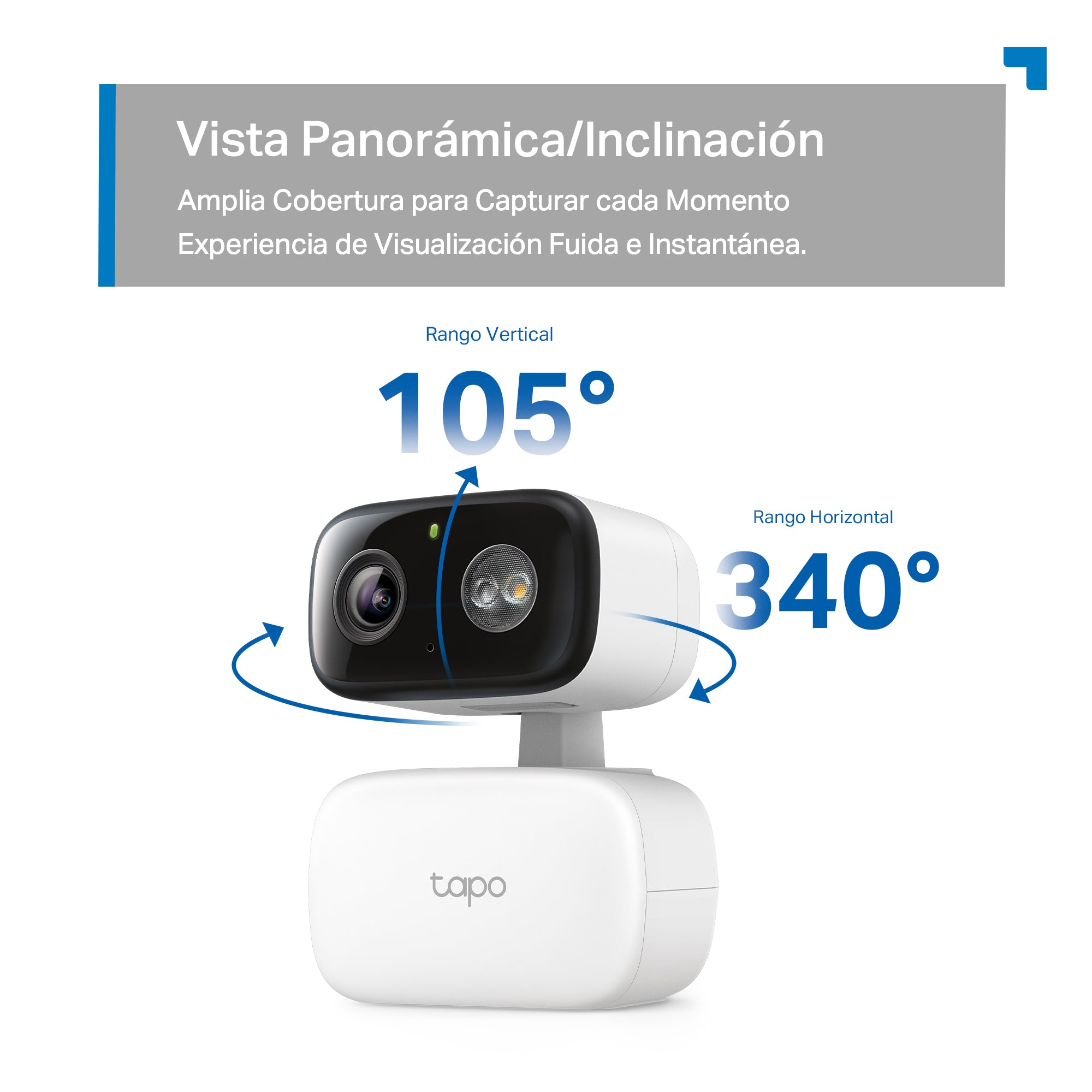 Tapo C206 - Cámara Wi-Fi de Seguridad para Interior / Exterior, 1080p, Visión Nocturna, Detección IA Gratuita
