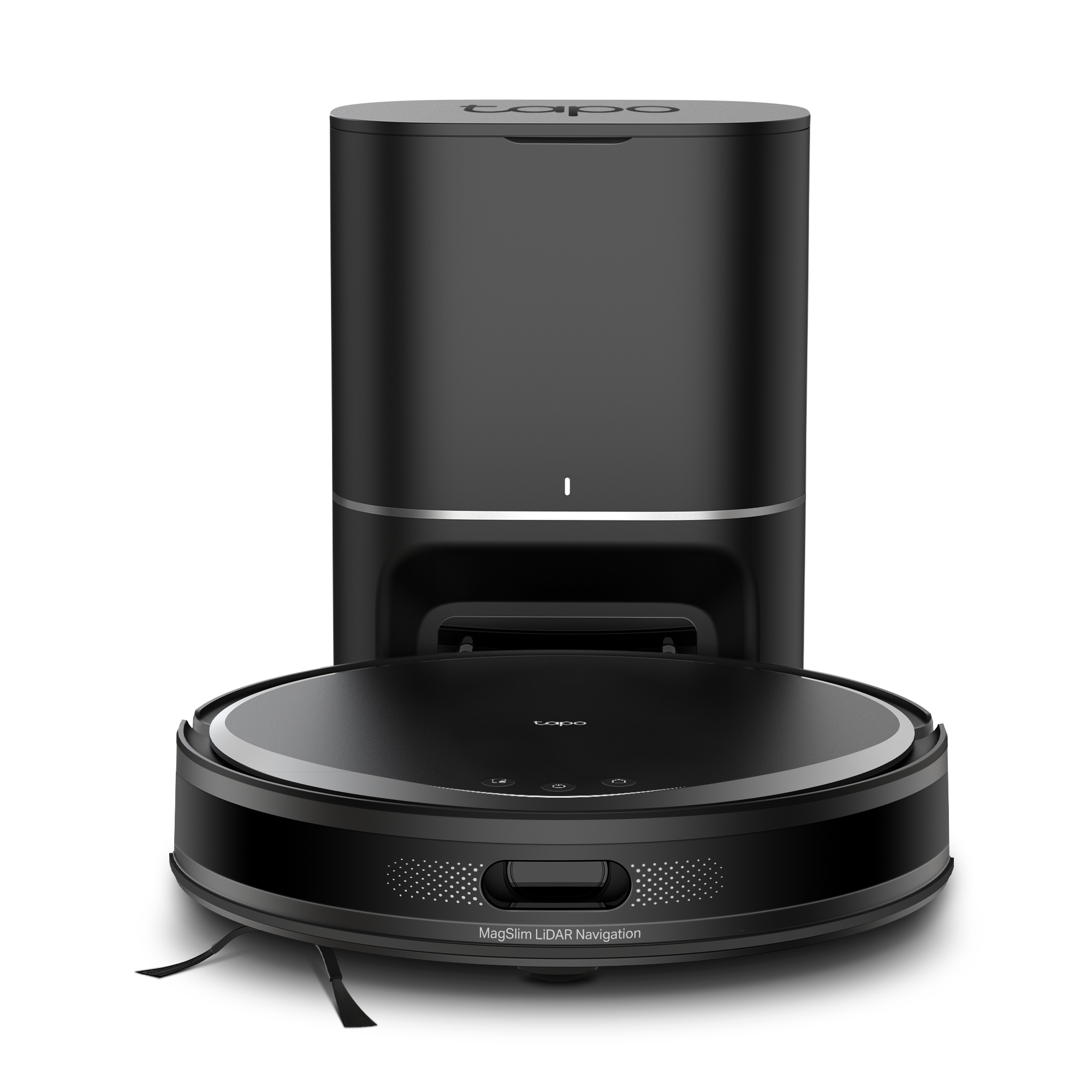 Tapo RV20 Max Plus - Robot Aspirador y Friegasuelos MagSlim™ con 5300Pa de Succión y Base de Autovaciado Inteligente