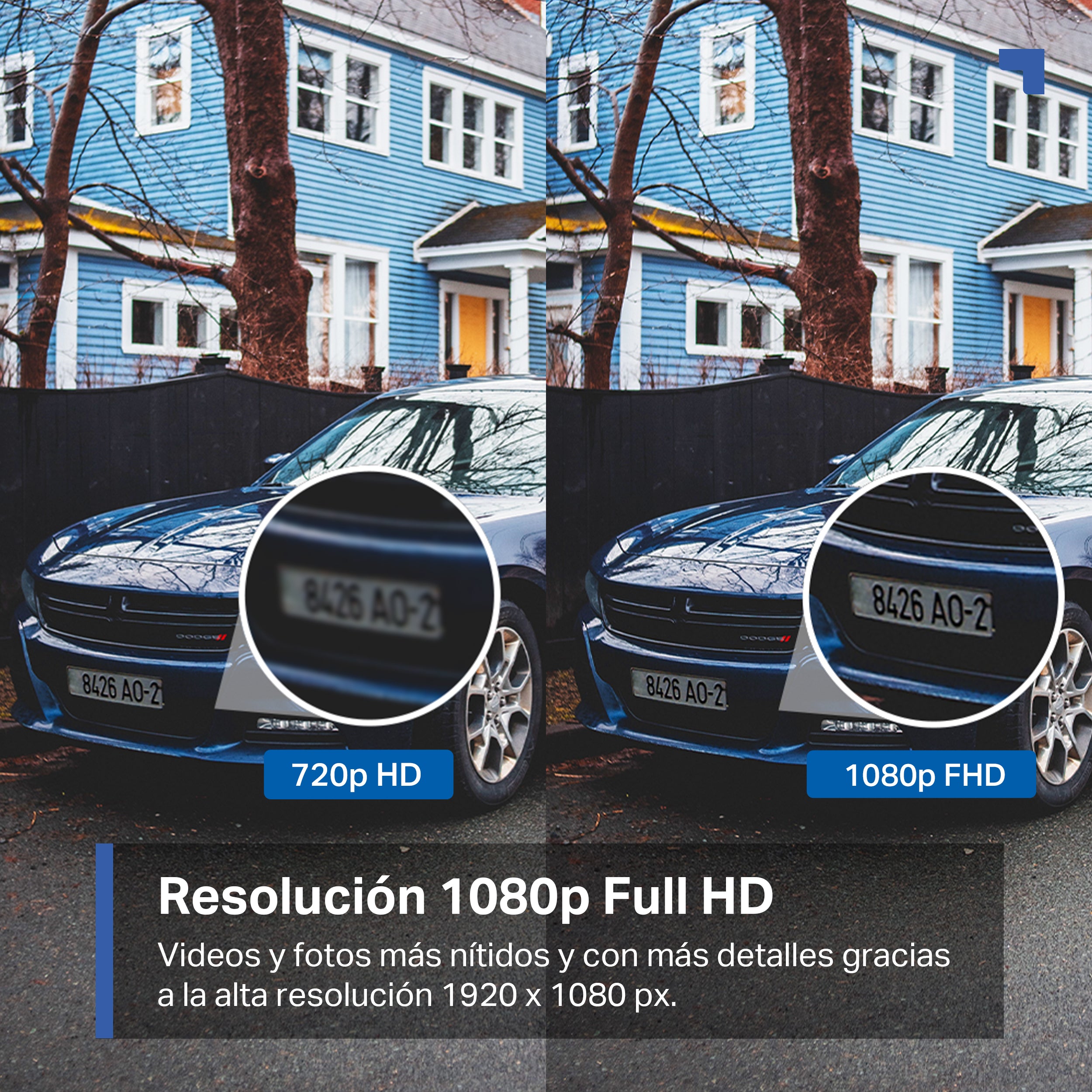TAPO C500 - Cámara de Vigilancia Wi-Fi Inteligente para Exterior, Rotación 360º, 1080p, Detección IA, Visión Nocturna a Color, Modo Privacidad