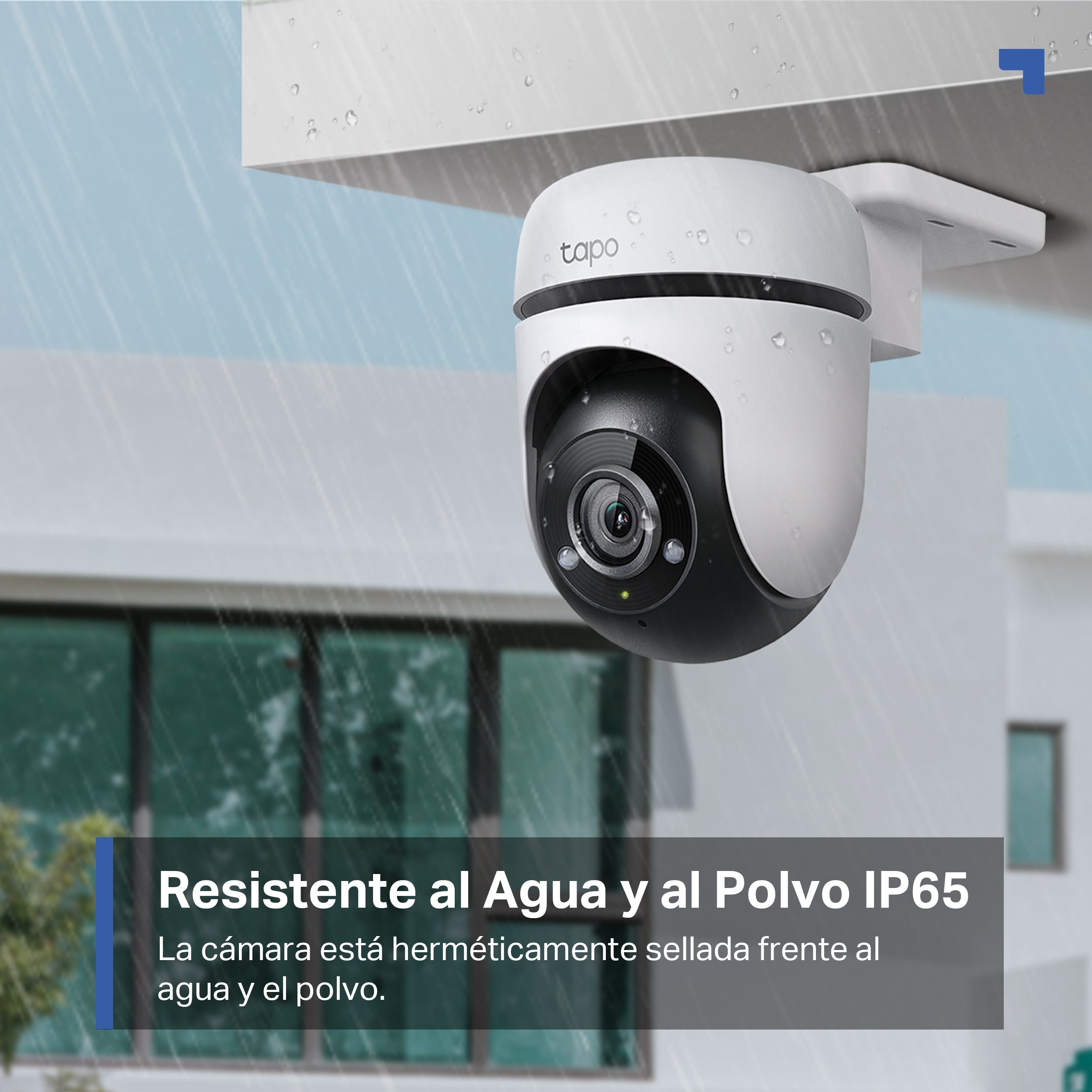 TAPO C500 - Cámara de Vigilancia Wi-Fi Inteligente para Exterior, Rotación 360º, 1080p, Detección IA, Visión Nocturna a Color, Modo Privacidad