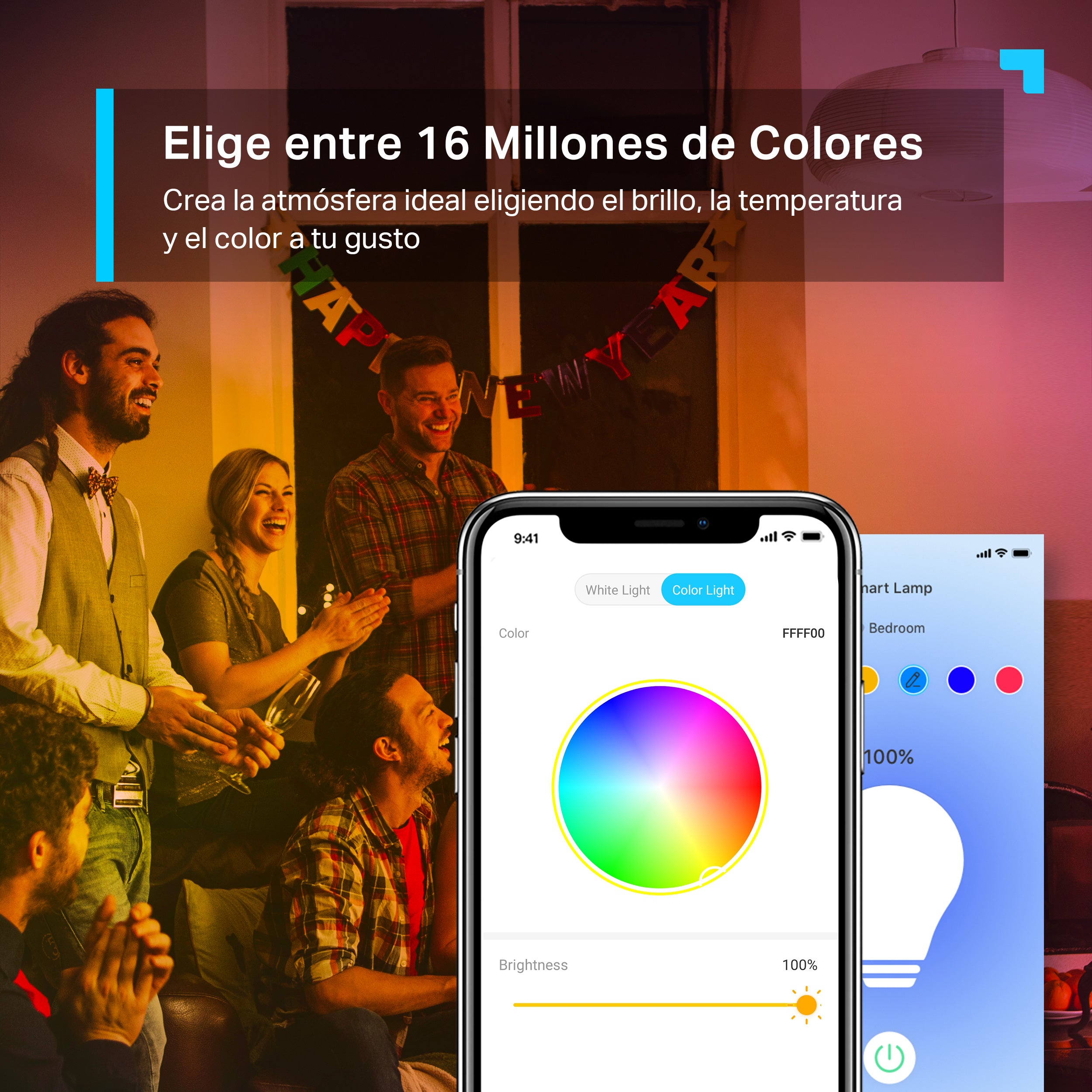 Tapo L530E - Bombilla LED Inteligente Regulable con 16 Millones de Colores RGB