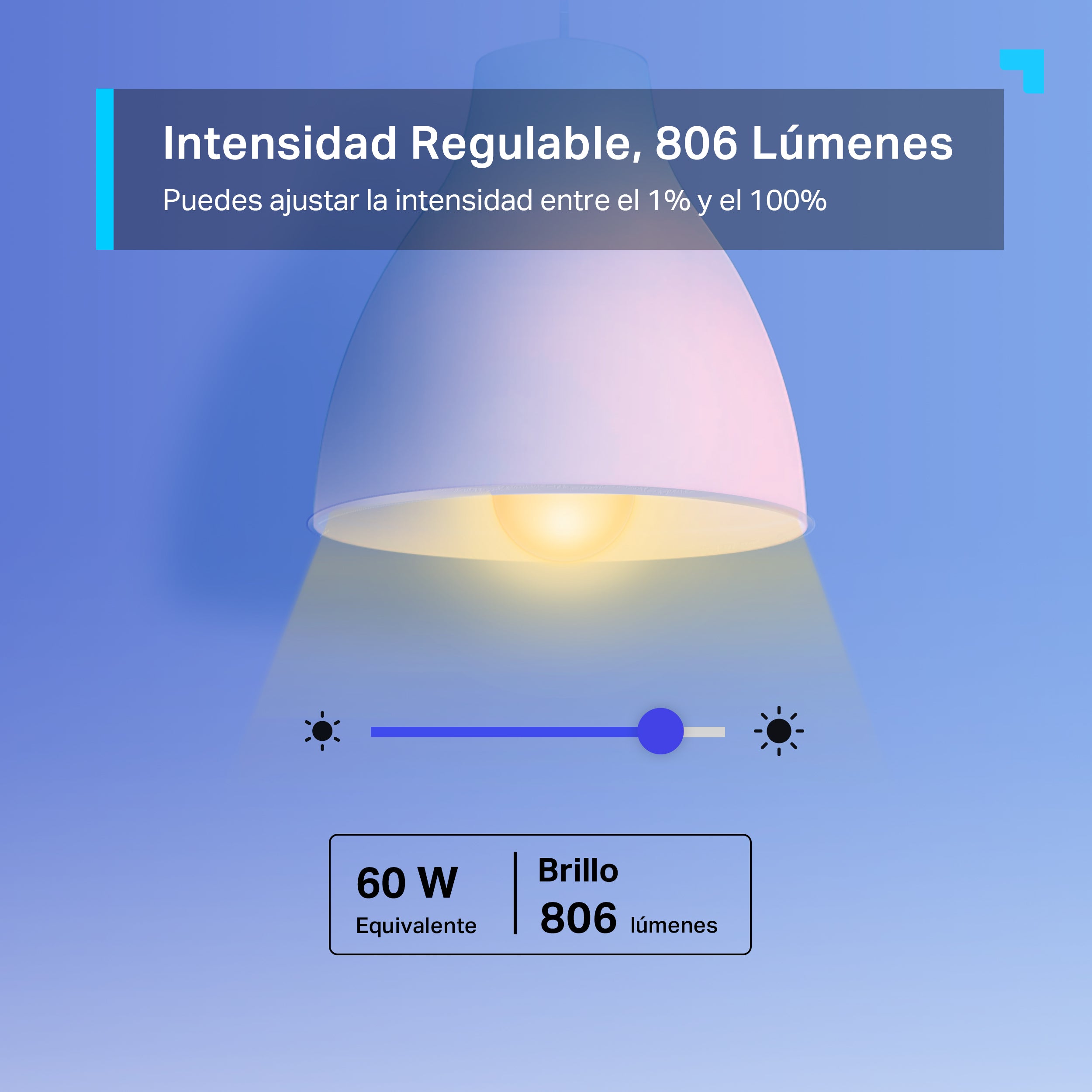 Tapo L530E - Bombilla LED Inteligente Regulable con 16 Millones de Colores RGB