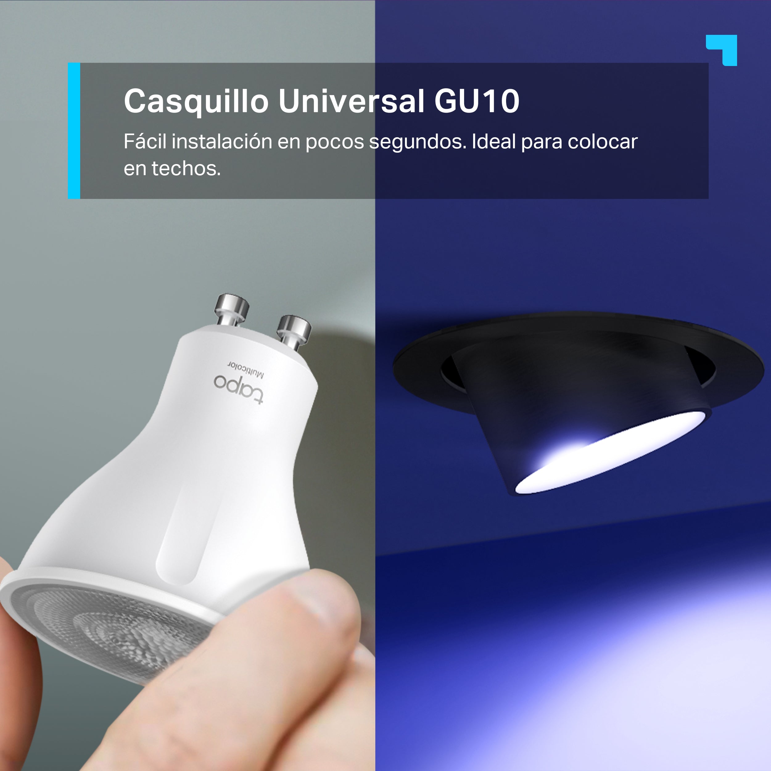Tapo L630 - Bombilla LED Inteligente Regulable con 16 Millones de Colores RGB