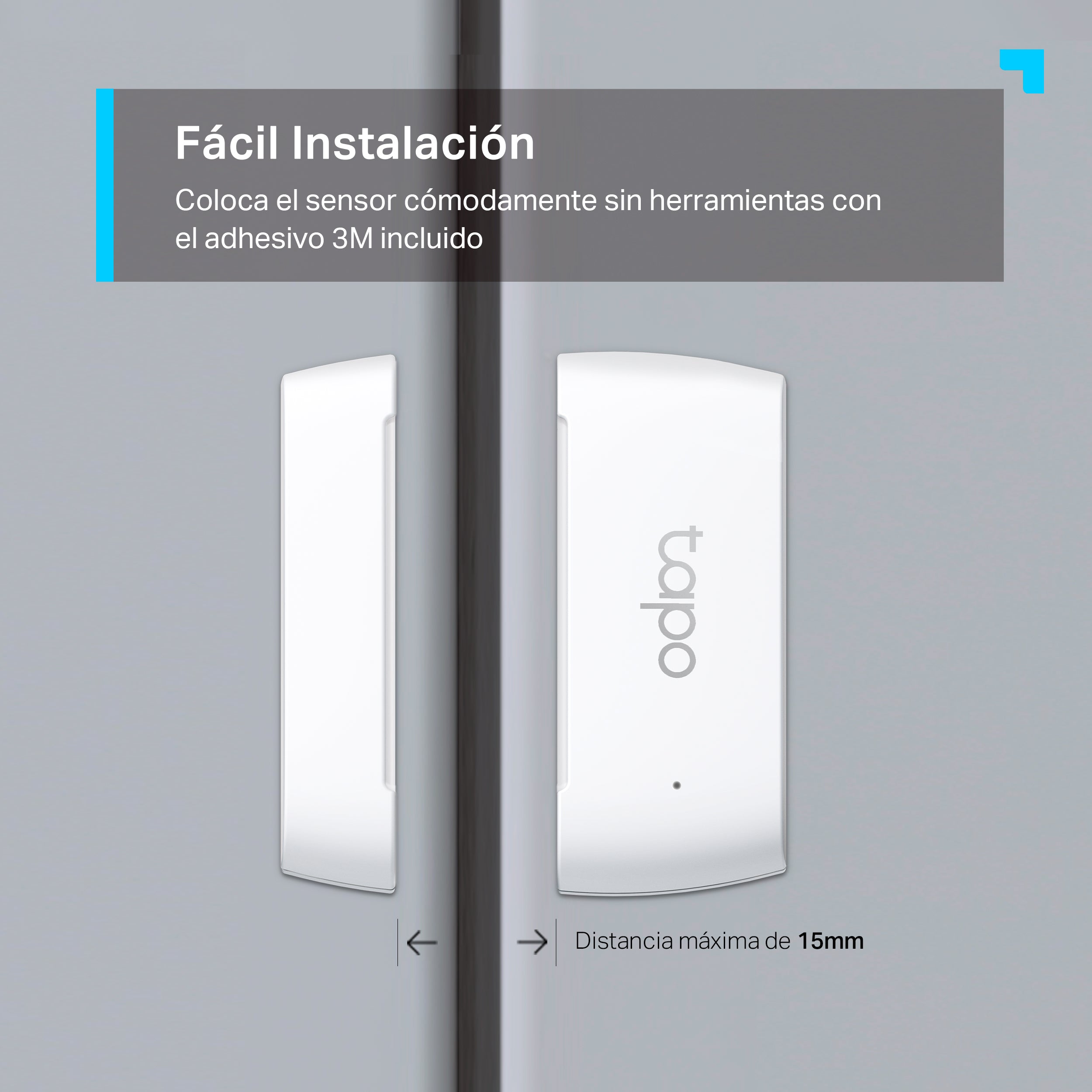 Tapo T110 - Sensor de Contacto Inteligente, Notificaciones, Fácil Instalación, Acciones Inteligentes