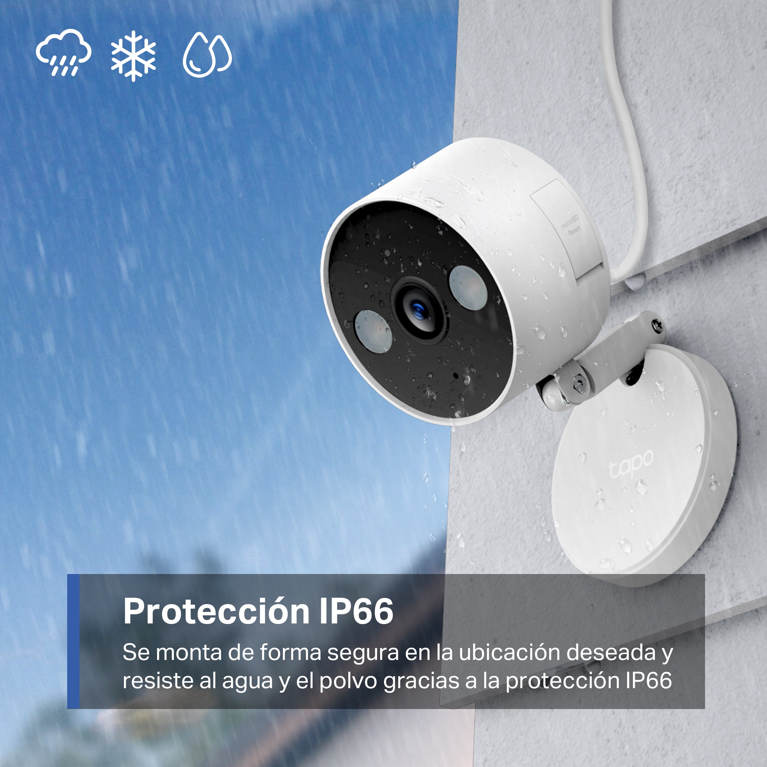 TAPO C120 - Cámara de seguridad Wi-Fi Inteligente 2K