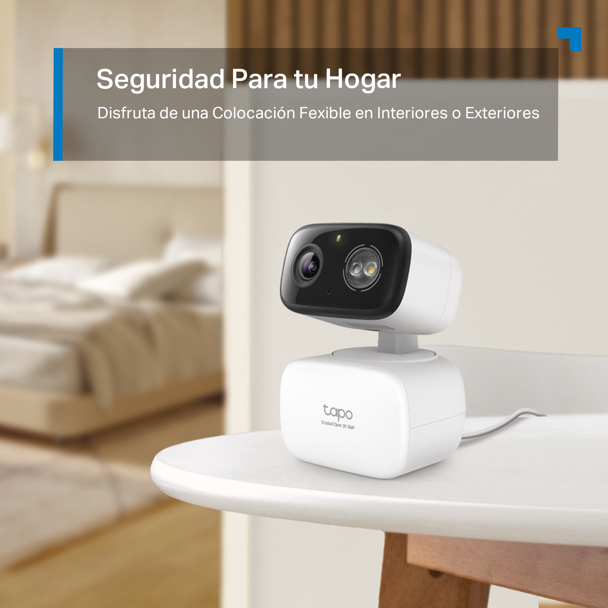 Tapo C216 - Cámara de Vigilancia Wi-Fi 2K para Exterior/Interior, 360º, Detección IA y Resistencia IP65