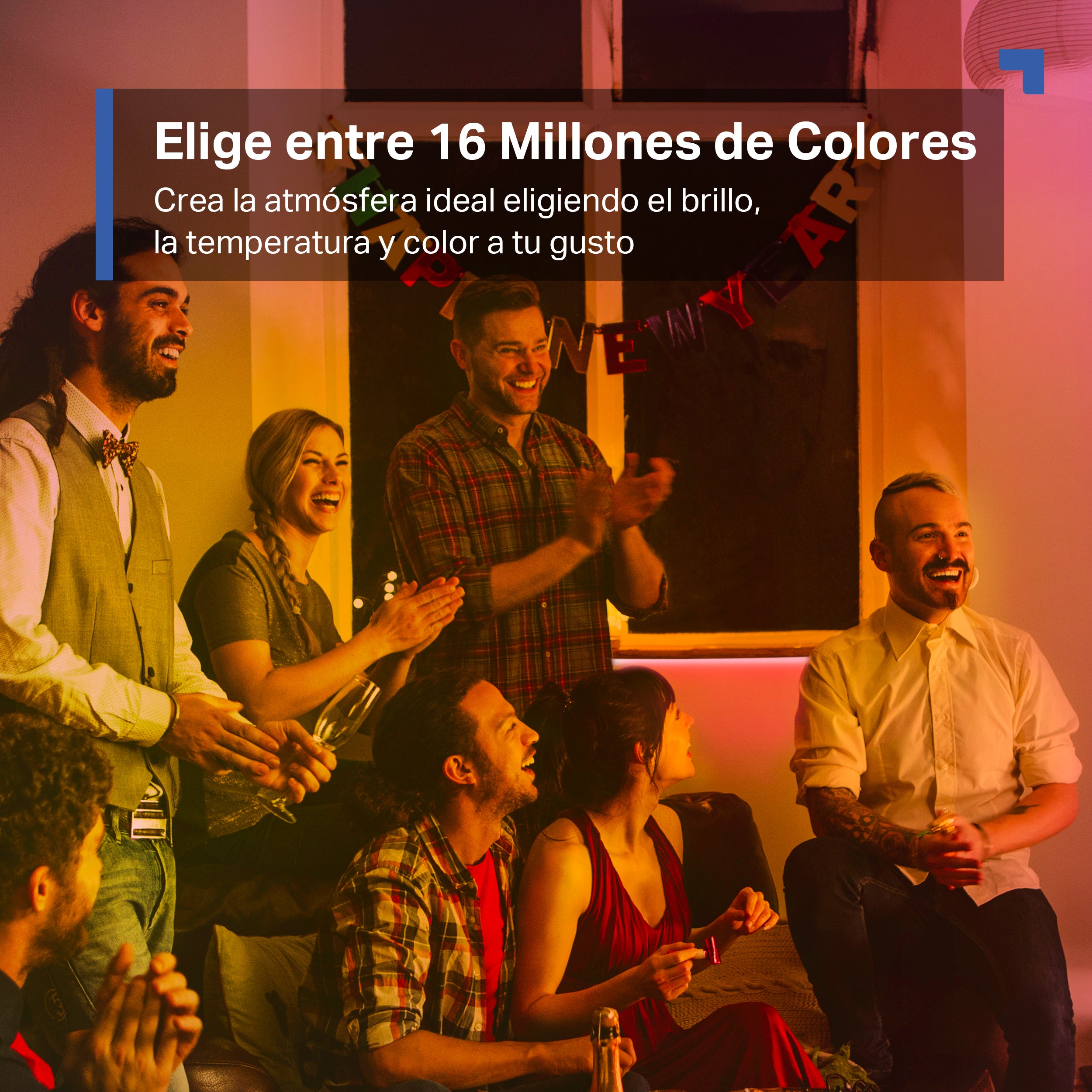 Tapo L900-5 - Tira de Luz LED Inteligente con 16 Millones de Colores RGB, 5 metros