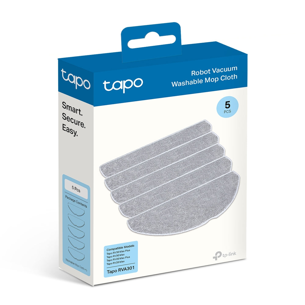 Tapo RVA301 - Mopas de Fregado para Robot Aspirador Tapo (5 Unidades)