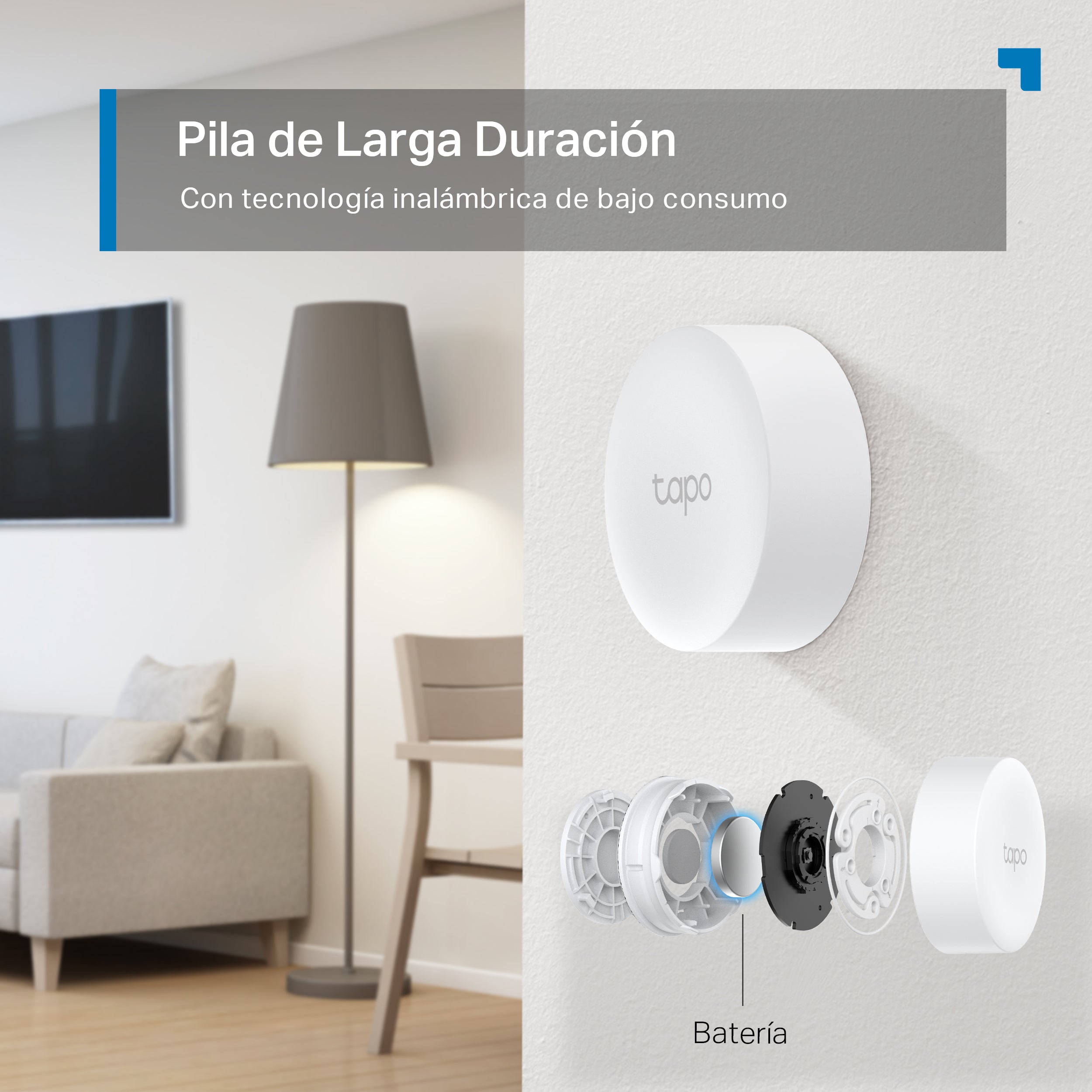 Tapo S200B - Botón Inteligente Tapo, 4 Funciones Personalizadas, Acciones Inteligentes, Montaje Flexible