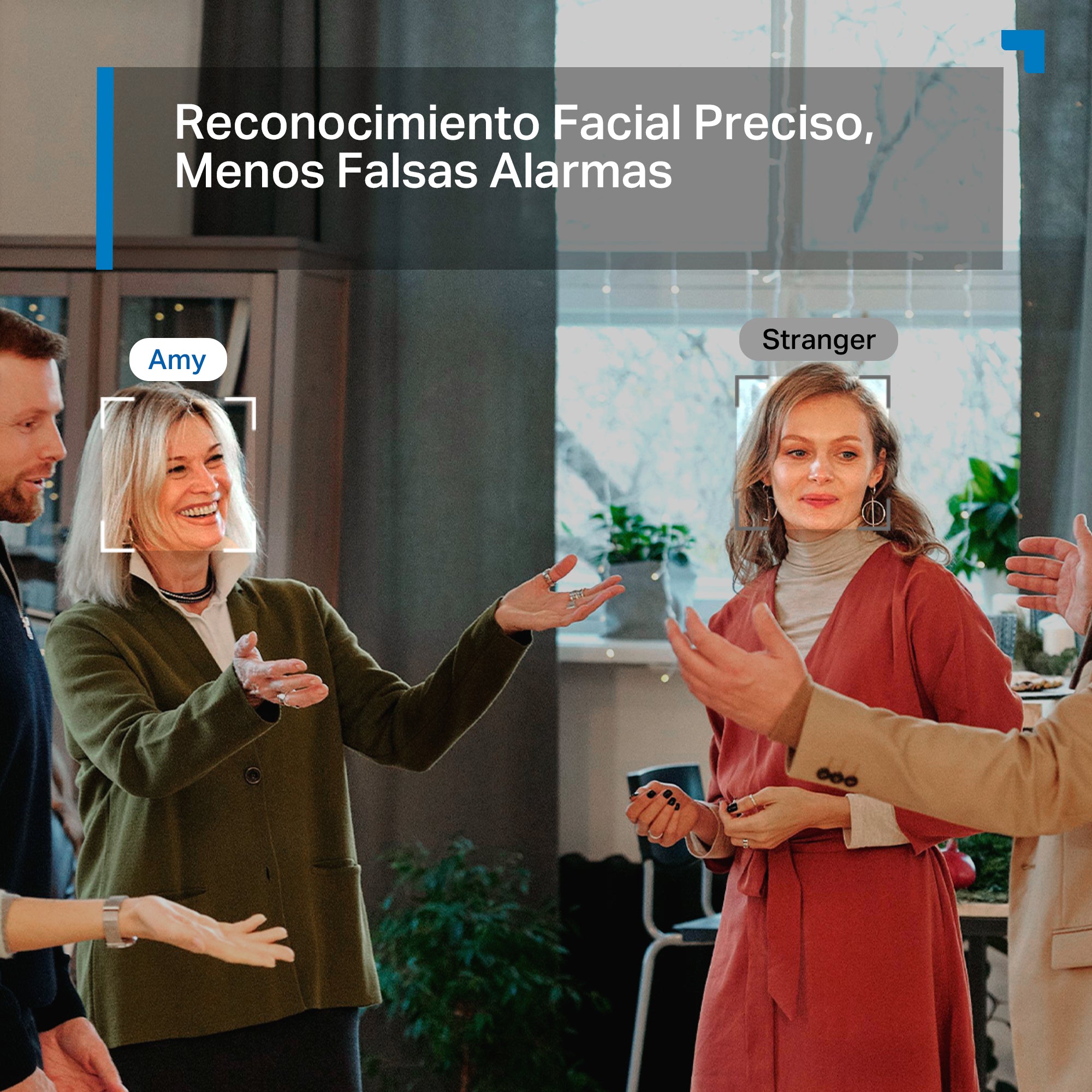 Tapo C260 - Cámara de Vigilancia Wi-Fi Inteligente, Rotación 360º, 4K 8MP, Detección IA, Reconocimiento Facial, Visión Nocturna