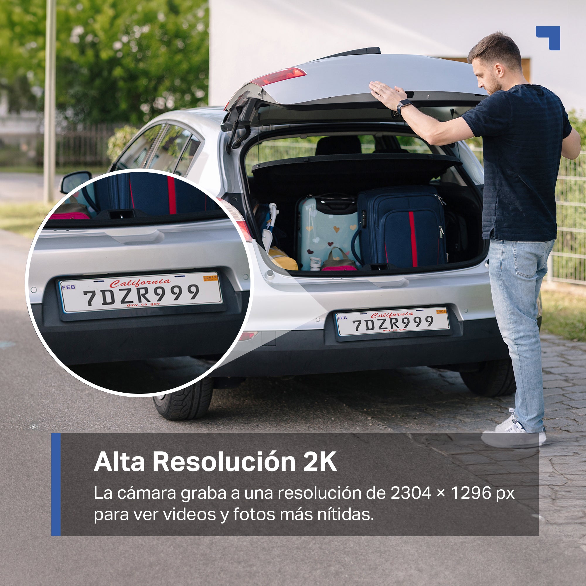 TAPO C410 - Cámara de Seguridad Inteligente Sin Cables para Interiores y Exteriores