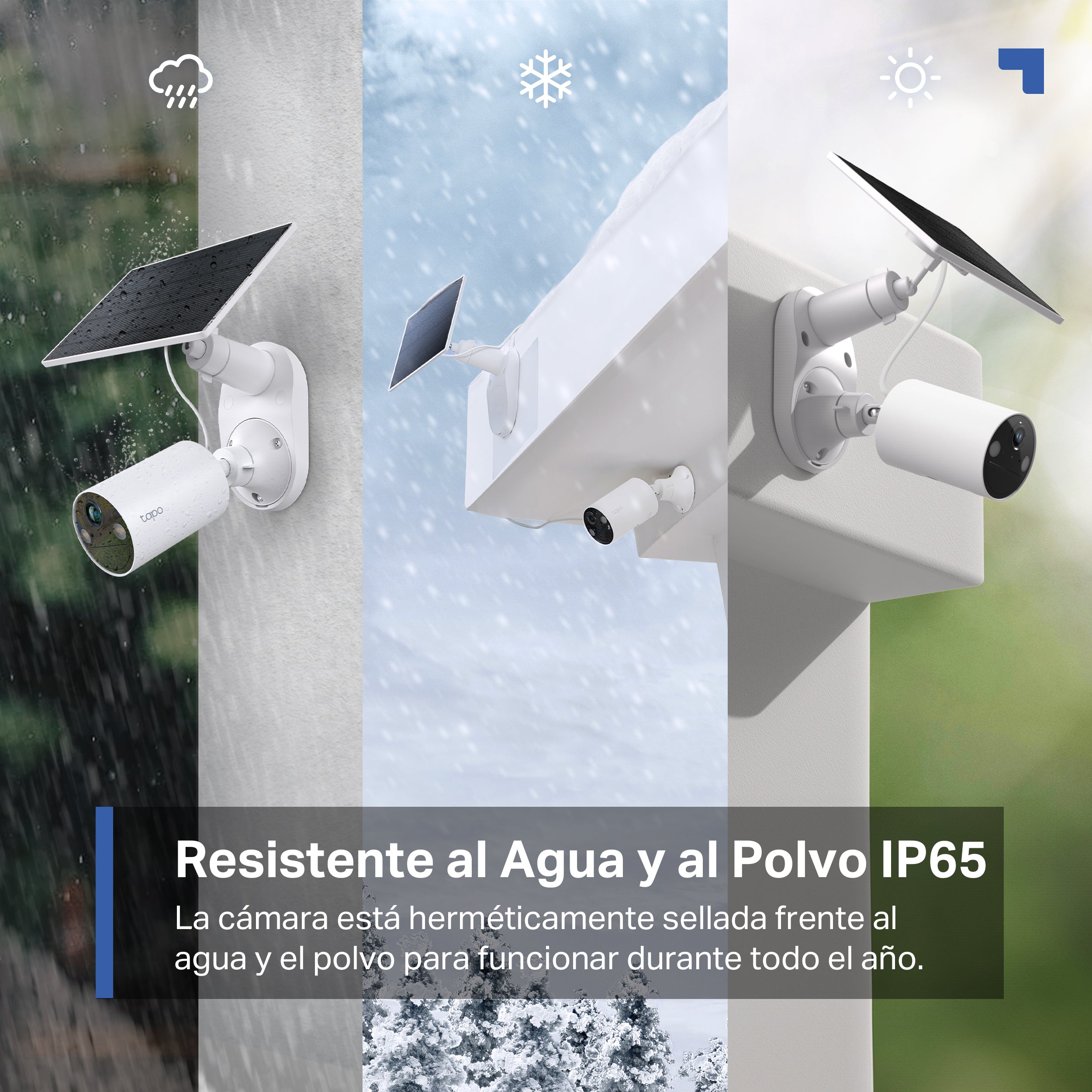 Tapo C410 KIT - Cámara de Seguridad Wi-Fi con Panel Solar y Batería