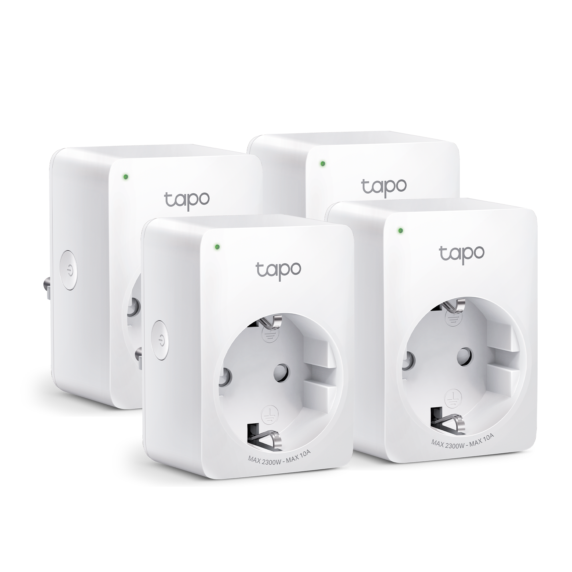 Tapo P100 (4-pack) - Enchufe Wi-Fi Inteligente Mini
