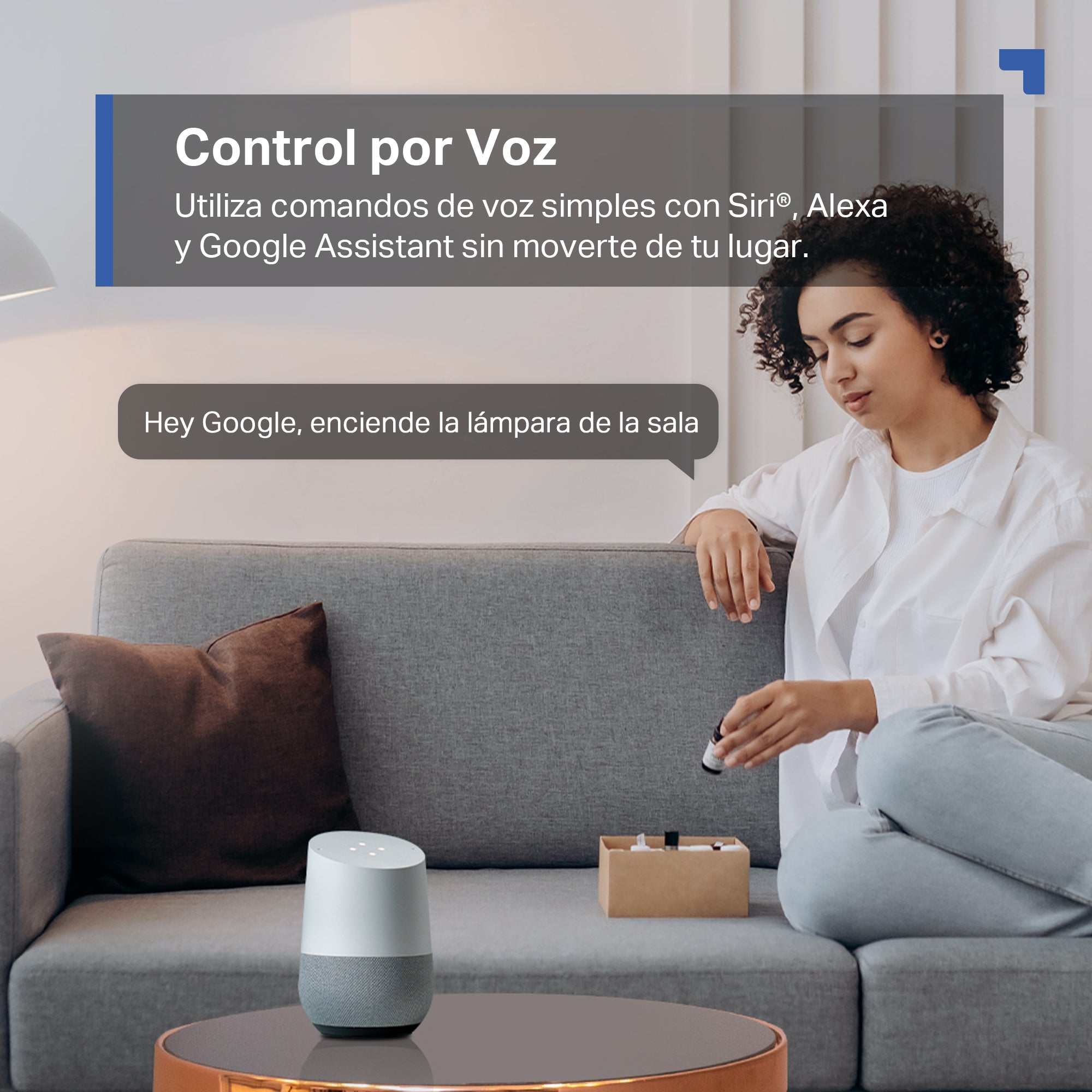 Tapo P100M - Mini Enchufe Wi-Fi Inteligente Compatible con Matter, Temporizador y Horarios, Control por Voz