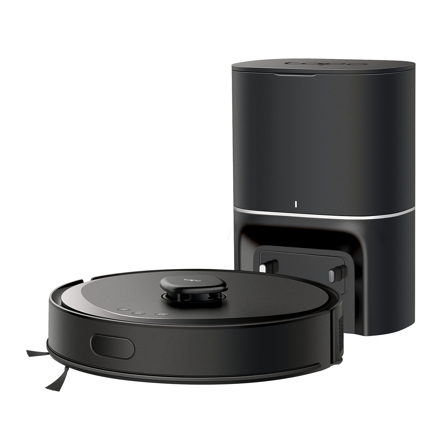 Tapo RV30 Max Plus - Robot Aspirador y Friegasuelos con 5300Pa + Base de Autovaciado Inteligente