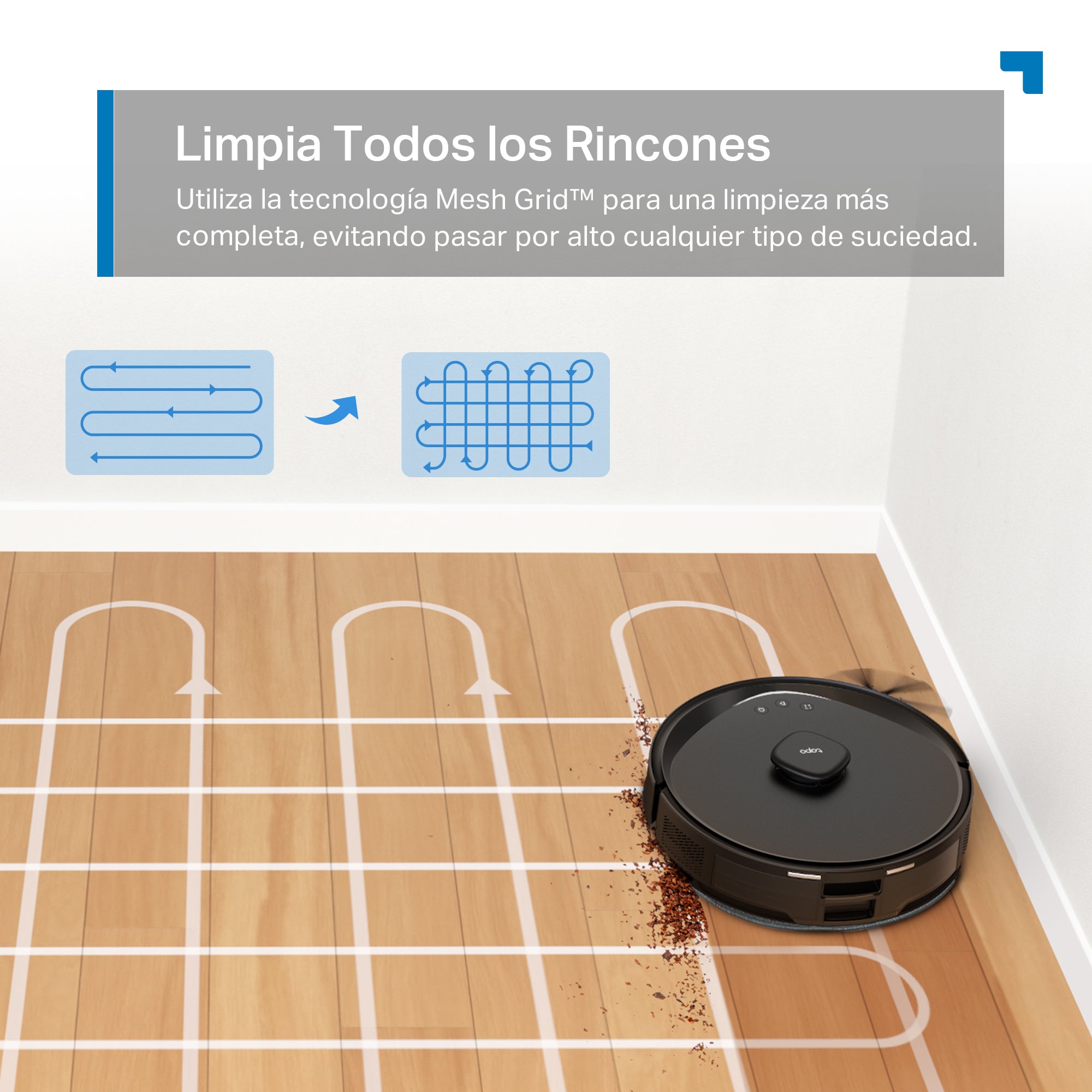 Tapo RV30 Max Plus - Robot Aspirador y Friegasuelos con 5300Pa + Base de Autovaciado Inteligente