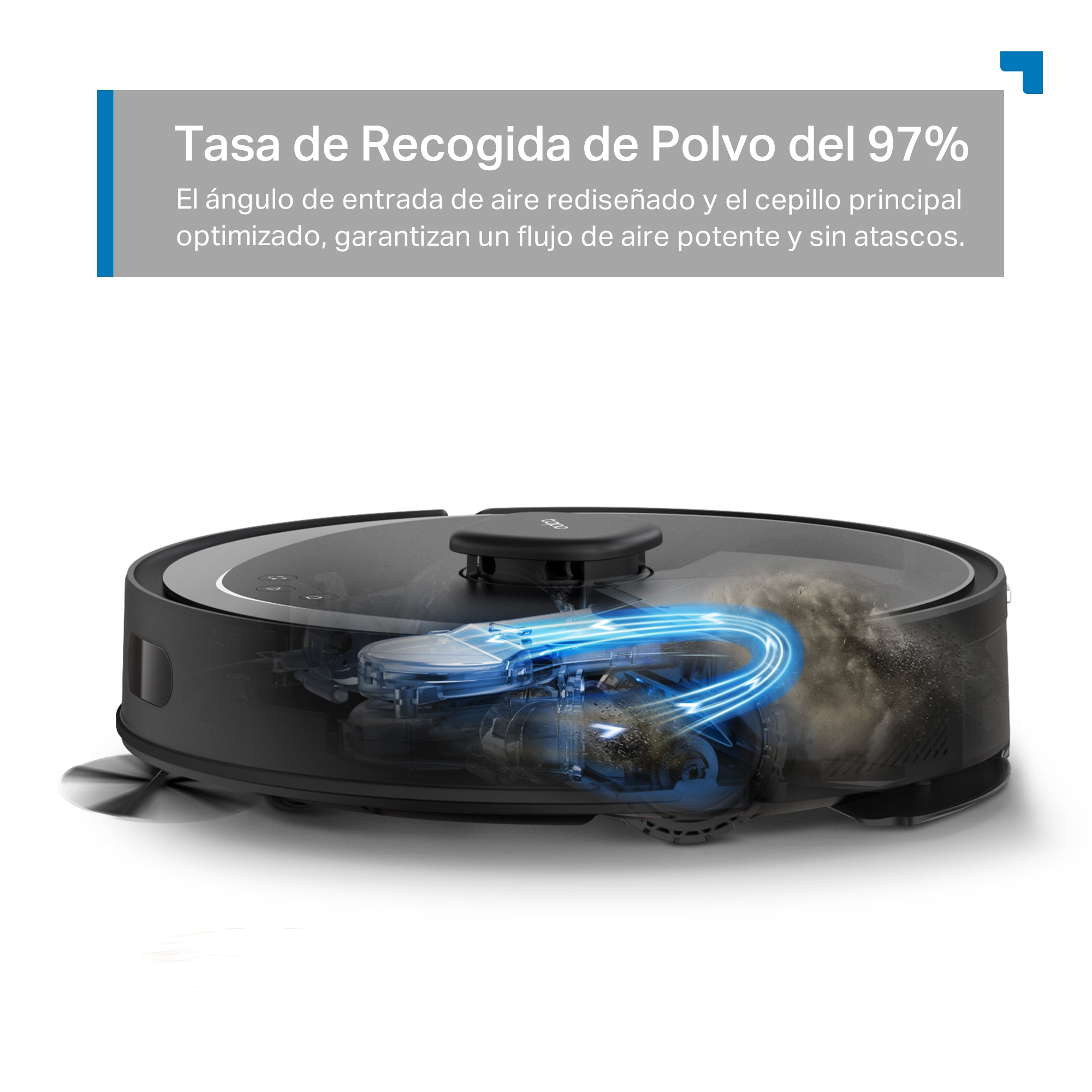 Tapo RV30 Max Plus - Robot Aspirador y Friegasuelos con 5300Pa + Base de Autovaciado Inteligente