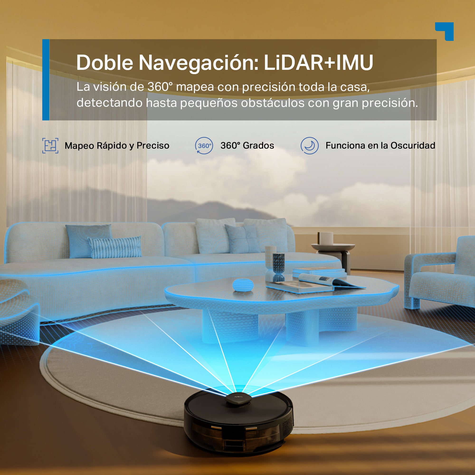 Tapo RV30 Max Plus - Robot Aspirador y Friegasuelos con 5300Pa + Base de Autovaciado Inteligente