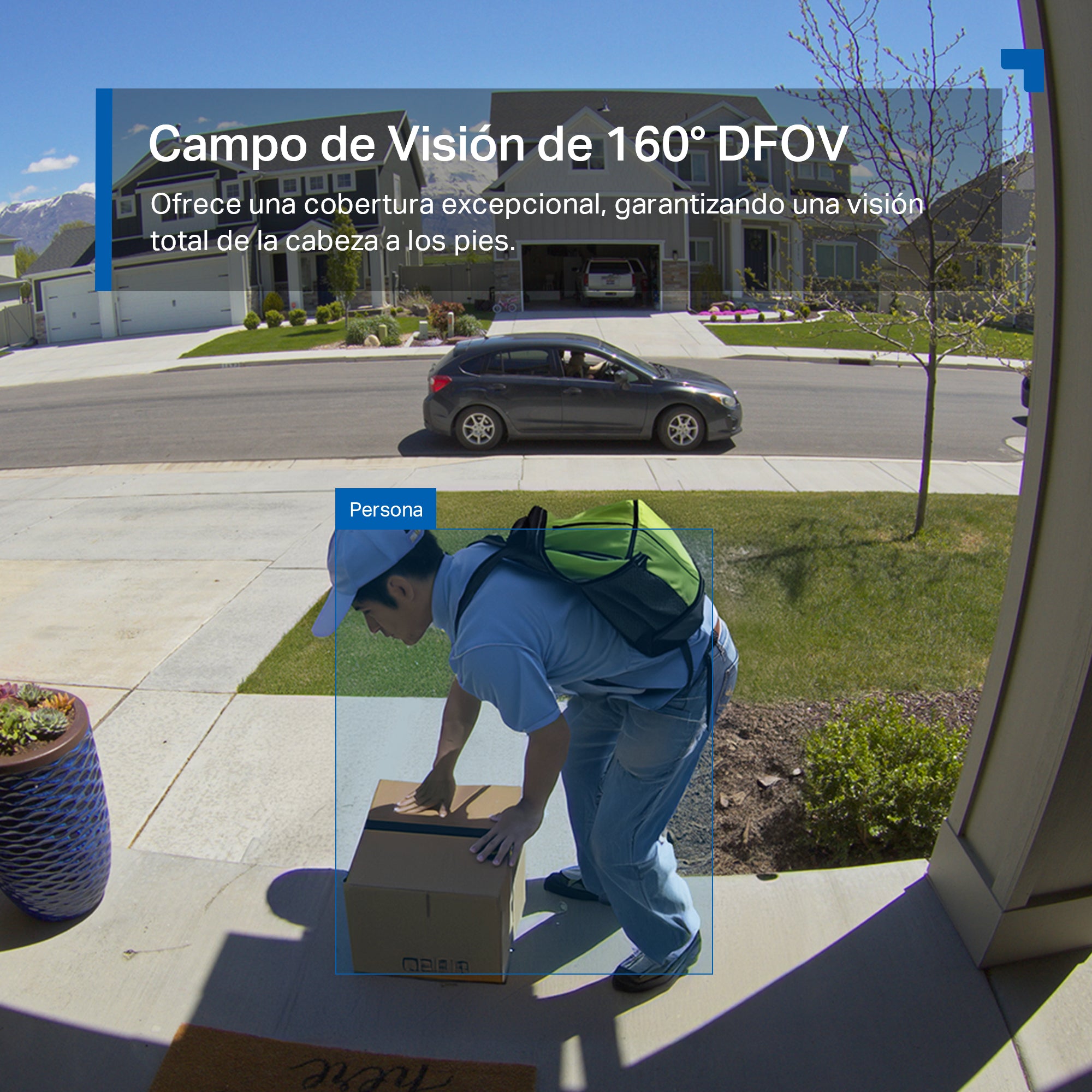 Tapo D210 - Timbre Inteligente con Video 2K 3MP, Visión Nocturna a Color, Protección IP65