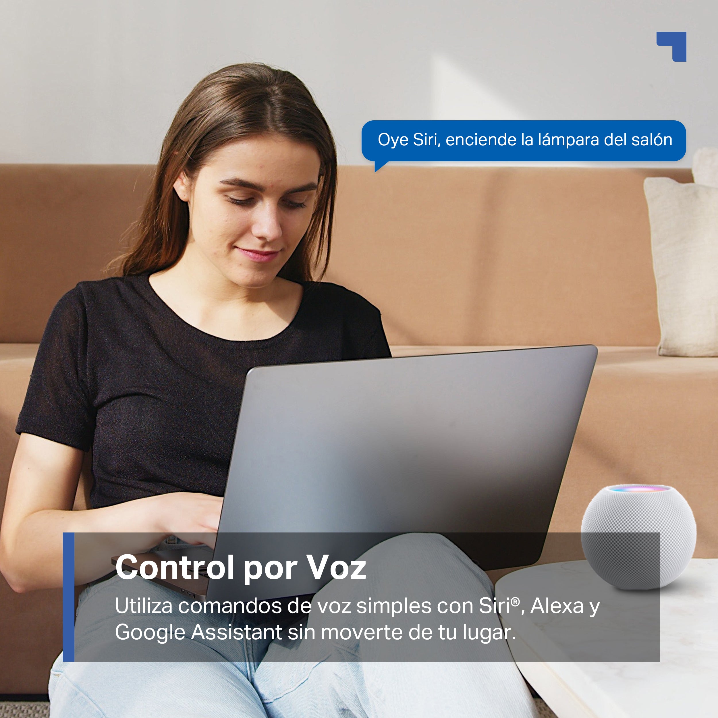 Tapo P110M - Mini Enchufe Wi-Fi Inteligente Compatible con Matter, Monitorización de Energía,Temporizador y Horarios, Control por Voz