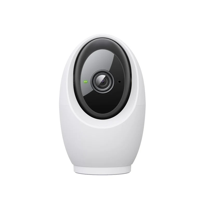 Tapo C260 cámara de seguridad interior 4K, vista frontal con lente y sensor de luz