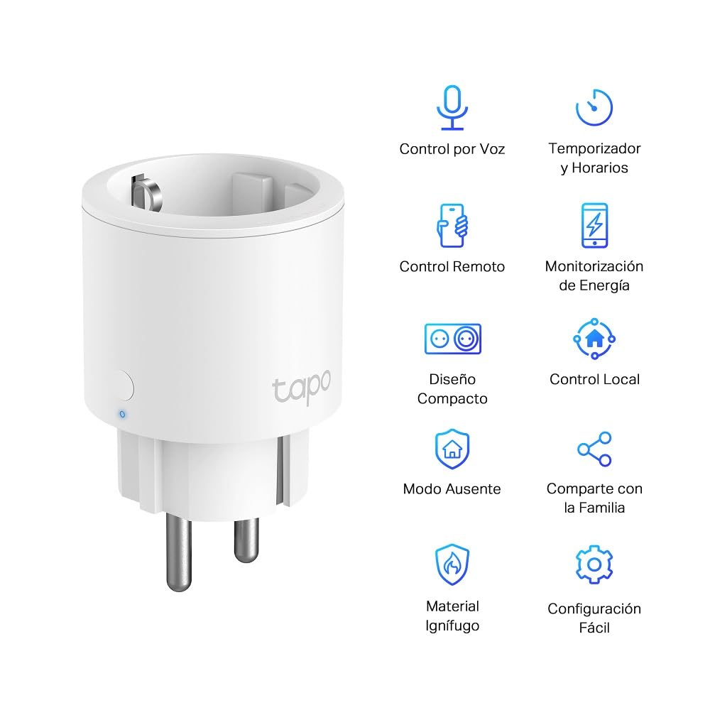 Mini Enchufe Inteligente Wi-Fi con Monitorización de Energía | Tapo P115