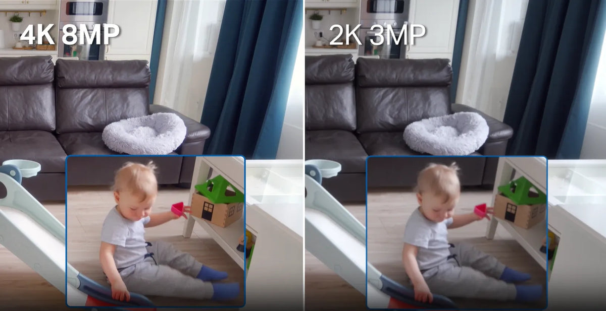 Cámaras de vigilancia 4K frente a 2K: diferencia y cuál elegir