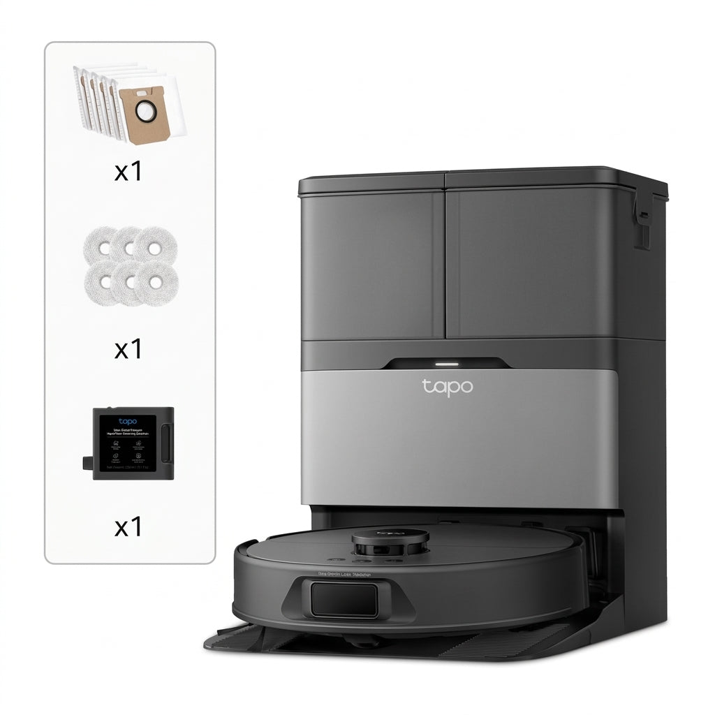 Pack Completo de Tapo RV50 Pro Omni + Kit de Accesorios Completo