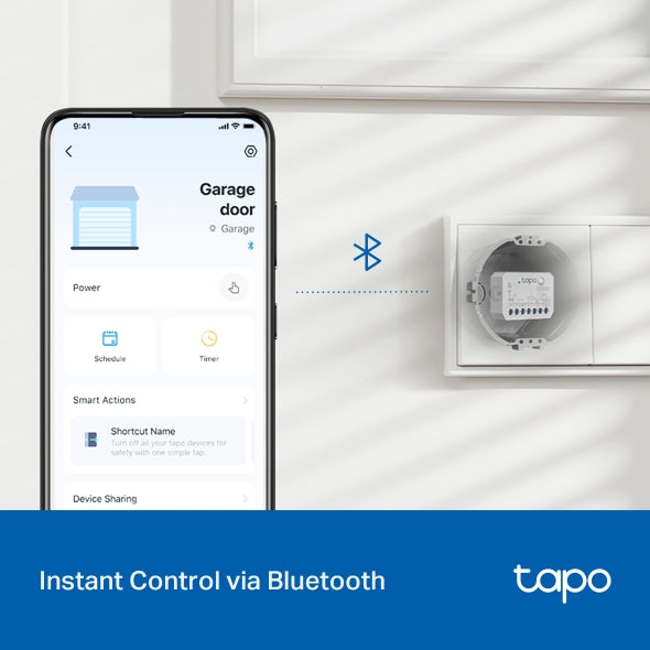 Tapo S110E | Módulo Interruptor Inteligente 1 Canal Control De Garaje Control De Consumo