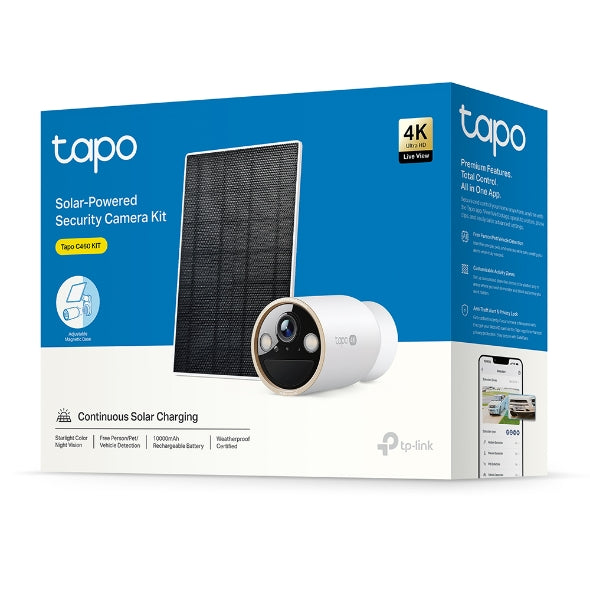 4K 8MP 10000mAh Cámara Solar con Batería | Tapo C460 KIT