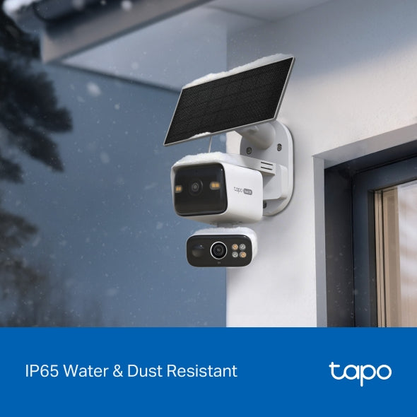 2K+2K Doble Lente 360° Cámara Solar | Tapo C645D KIT