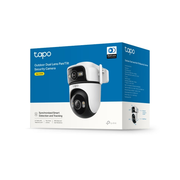 2K+2K Doble Lente 360° Cámara de Exterior | Tapo C545D
