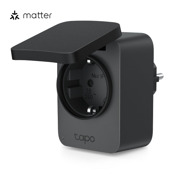 Tapo P410M | Enchufe WiFi Exterior IP54 Resistente al Agua y Polvo