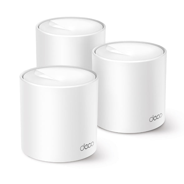 Deco X1500 (Pack de 3) | Sistema Wi-Fi 6 de Malla (Mesh) AX1500
