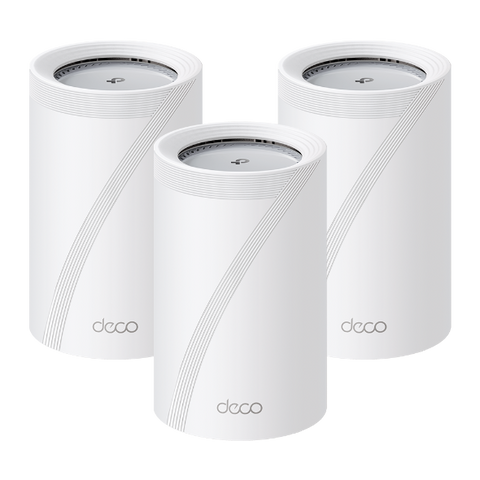 Deco BE65 Pro (Pack de 3) | Sistema Wi-Fi 7 Mesh BE9300 de Triple Banda con Puertos de 5 Gbps
