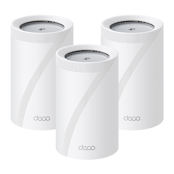 Deco BE65 Pro (Pack de 3) | Sistema Wi-Fi 7 Mesh BE9300 de Triple Banda con Puertos de 5 Gbps