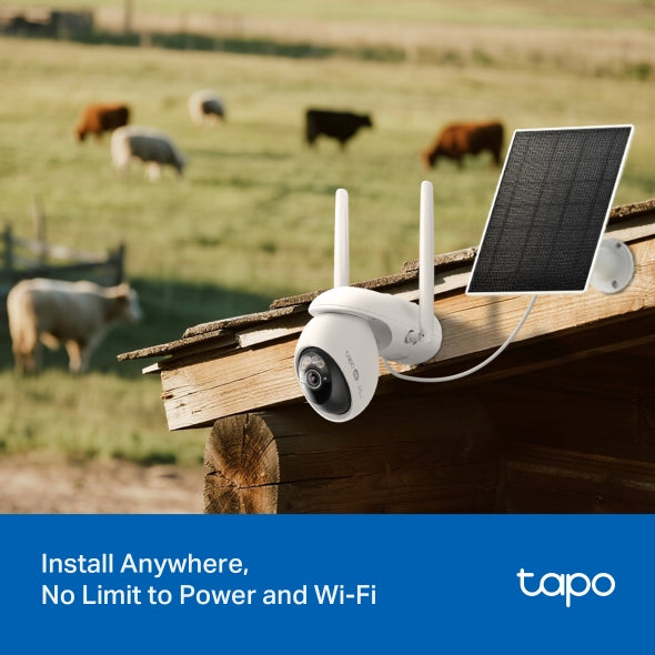 4K 8MP 360° Cámara Solar con Tarjeta SIM | Tapo C665G KIT