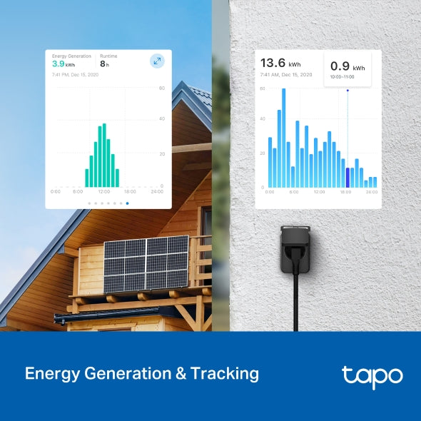 Tapo P410M | Enchufe WiFi Exterior IP54 Resistente al Agua y Polvo