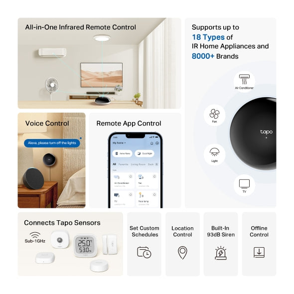 Tapo H110 | Hub IoT con Soporte IR