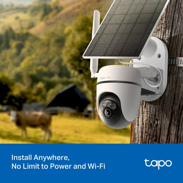 2K 3MP 360° Cámara Solar con Tarjeta SIM | Tapo C615G KIT