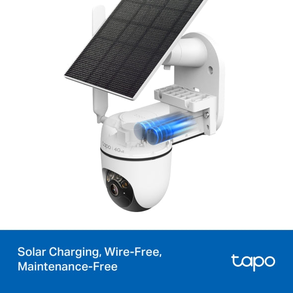 2K 3MP 360° Cámara Solar con Tarjeta SIM | Tapo C615G KIT