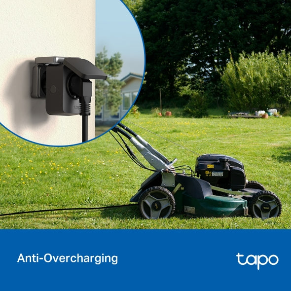 Tapo P410M | Enchufe WiFi Exterior IP54 Resistente al Agua y Polvo