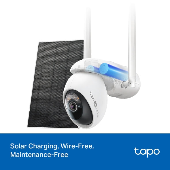 4K 8MP 360° Cámara Solar con Tarjeta SIM | Tapo C665G KIT