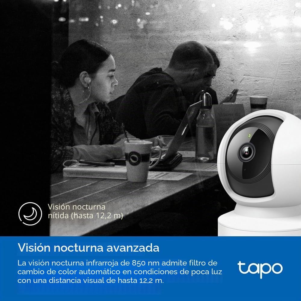 1080p HD IA 360° con Ethernet | Tapo C202
