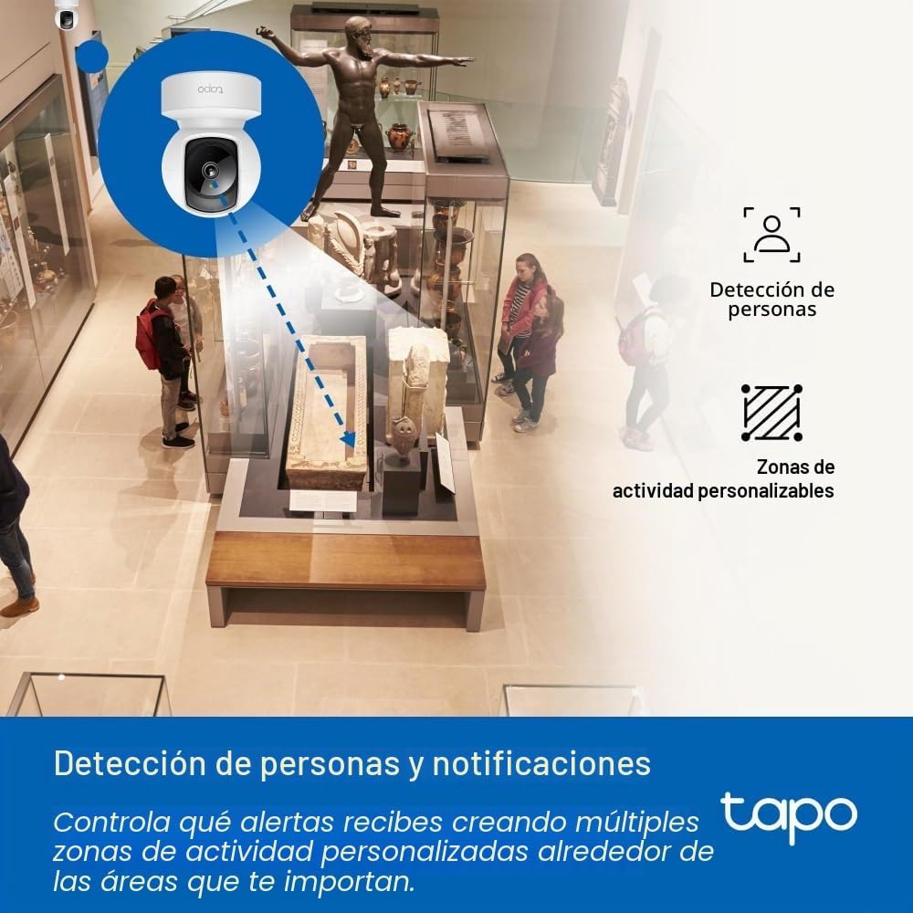 1080p HD IA 360° con Ethernet | Tapo C202