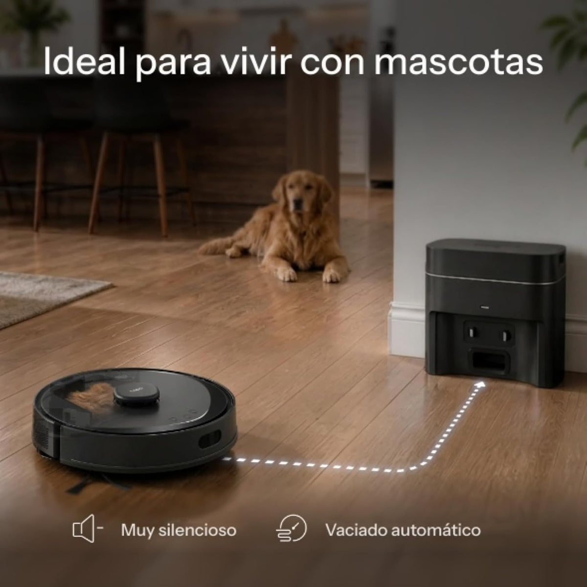 25.000 Pa Robot Aspirador y Friegasuelos con LiDAR y Base de Autovaciado | Tapo RV30 Max Turbo